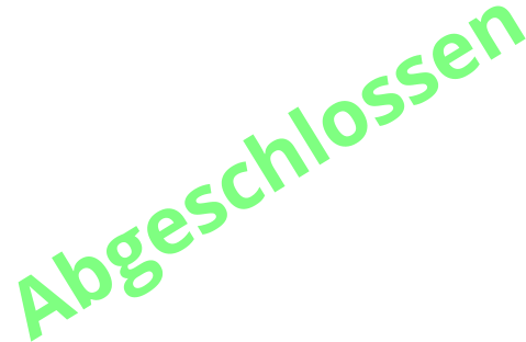 Abgeschlossen